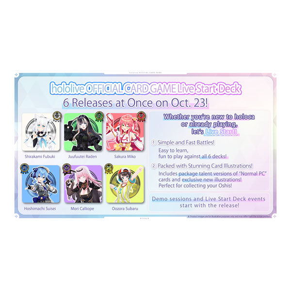 PRE-ORDER 23RD OCT RELEASE - hololive OFFICIAL CARD GAME - English Edition Live Start Deck Oozora Subaru