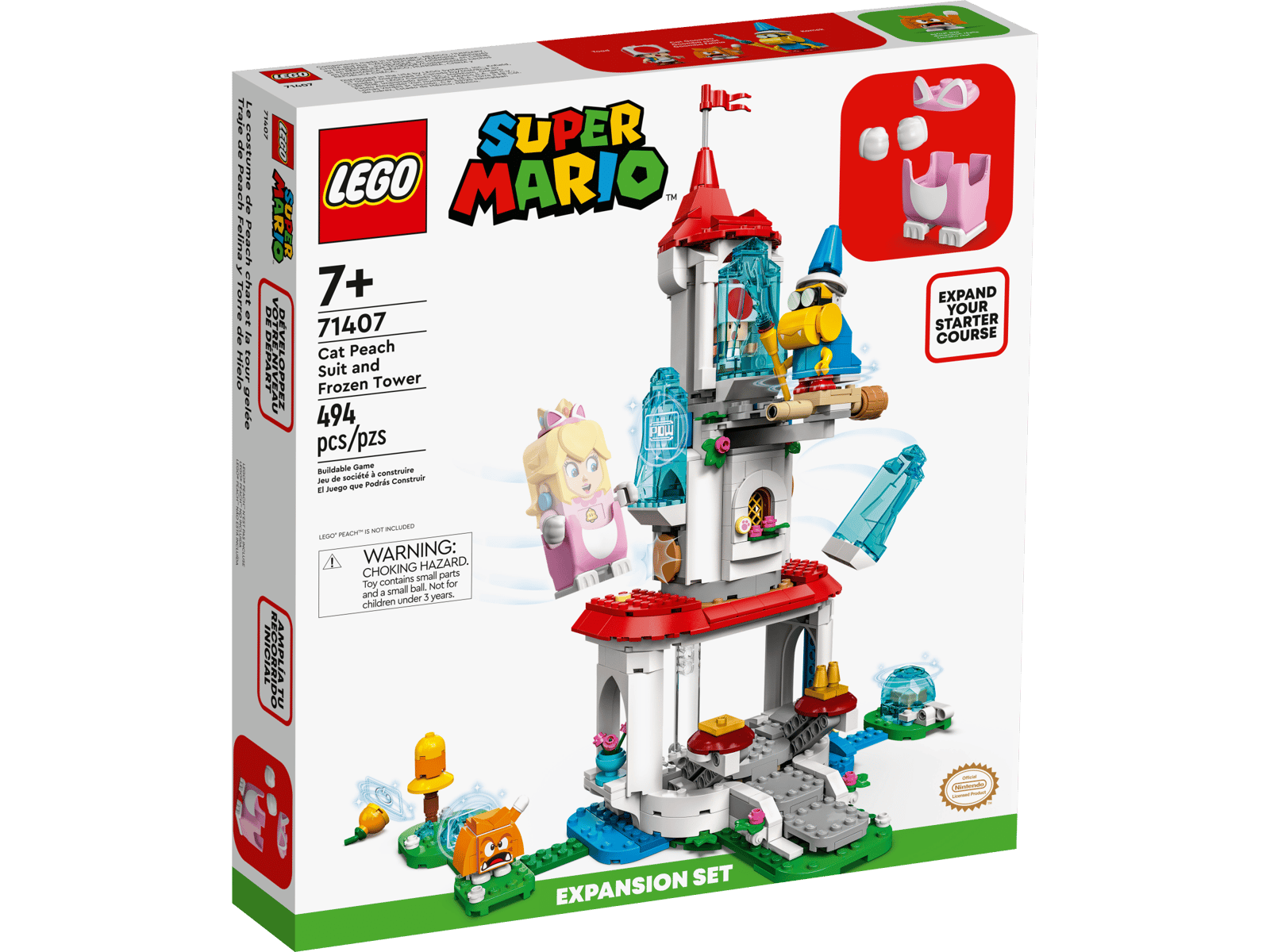 LEGO - Super Mario Cat Peach Suit and Frozen Tower (71407)