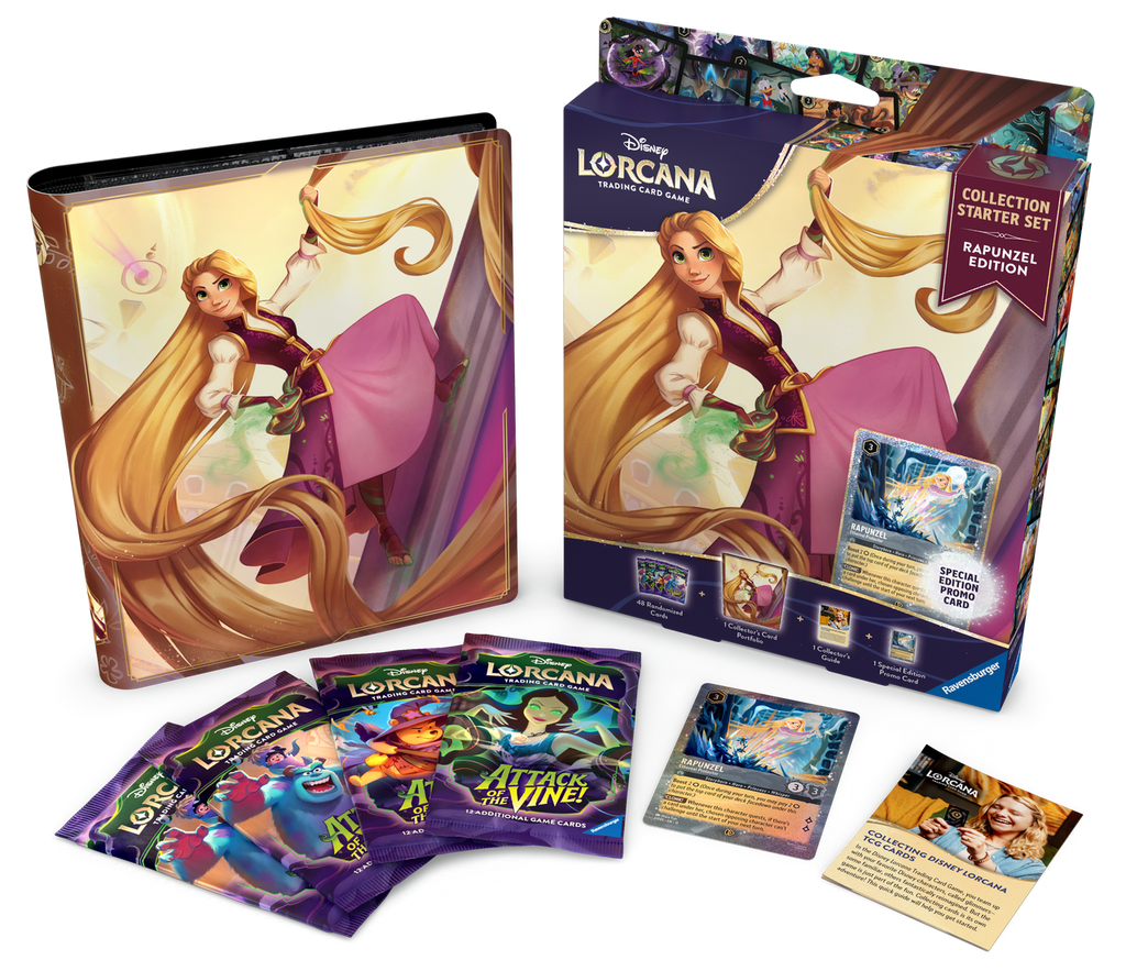 PRE-ORDER 4th SEPT RELEASE - Disney Lorcana: Attack of the Vine! Collector Starter - Rapunzel