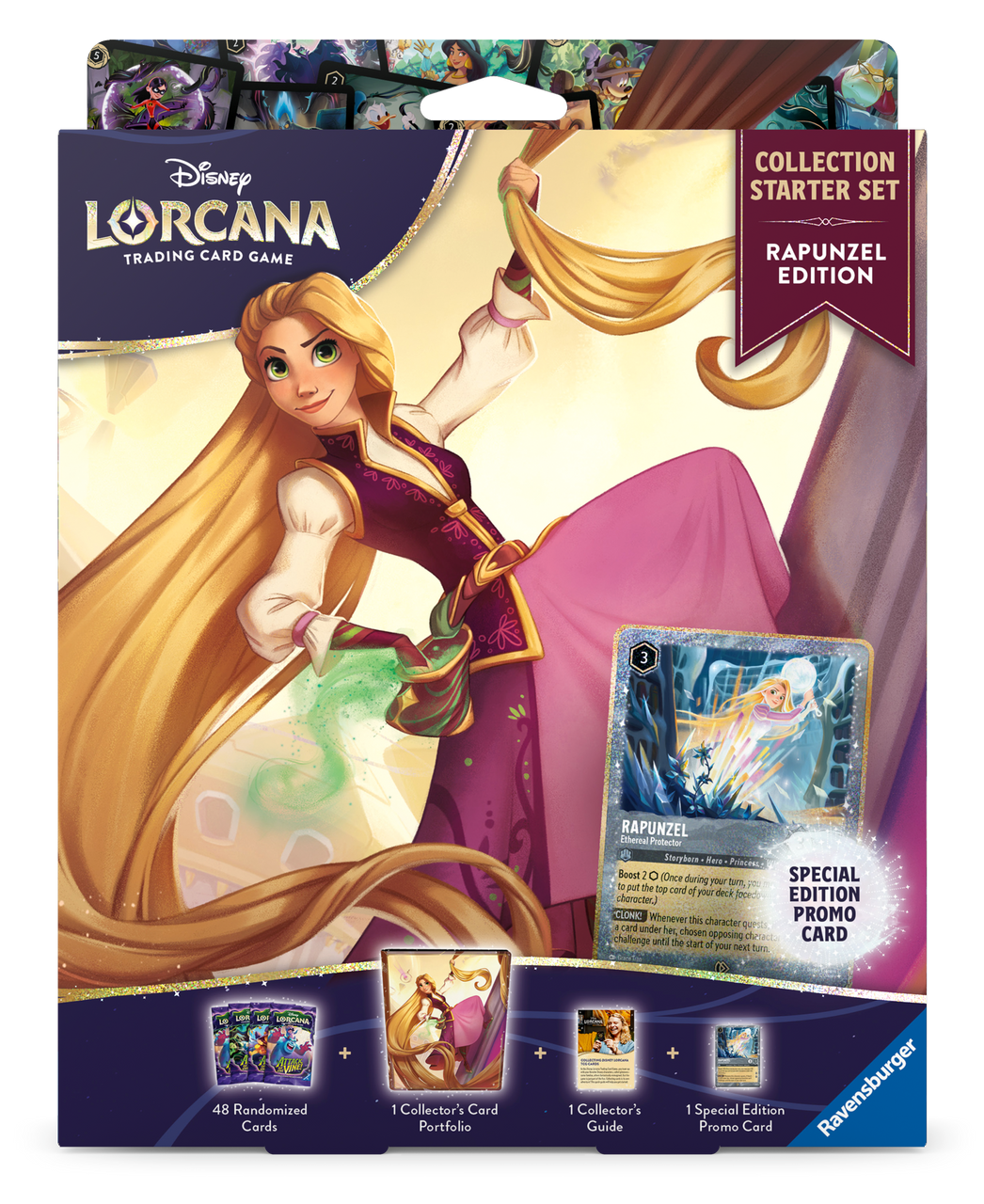 PRE-ORDER 4th SEPT RELEASE - Disney Lorcana: Attack of the Vine! Collector Starter - Rapunzel