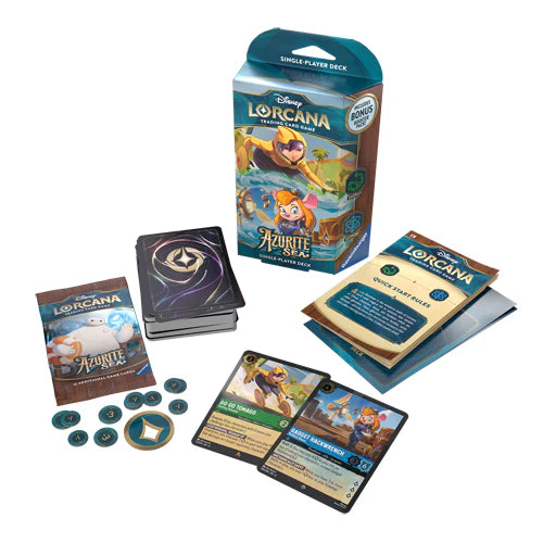 Disney Lorcana: Azurite Sea - Starter Deck - Emerald & Sapphire