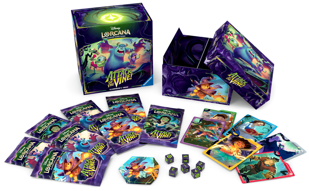 PRE-ORDER 24th JULY RELEASE - Disney Lorcana TCG - Set 13 Attack of the Vine - Illumineer's Trove