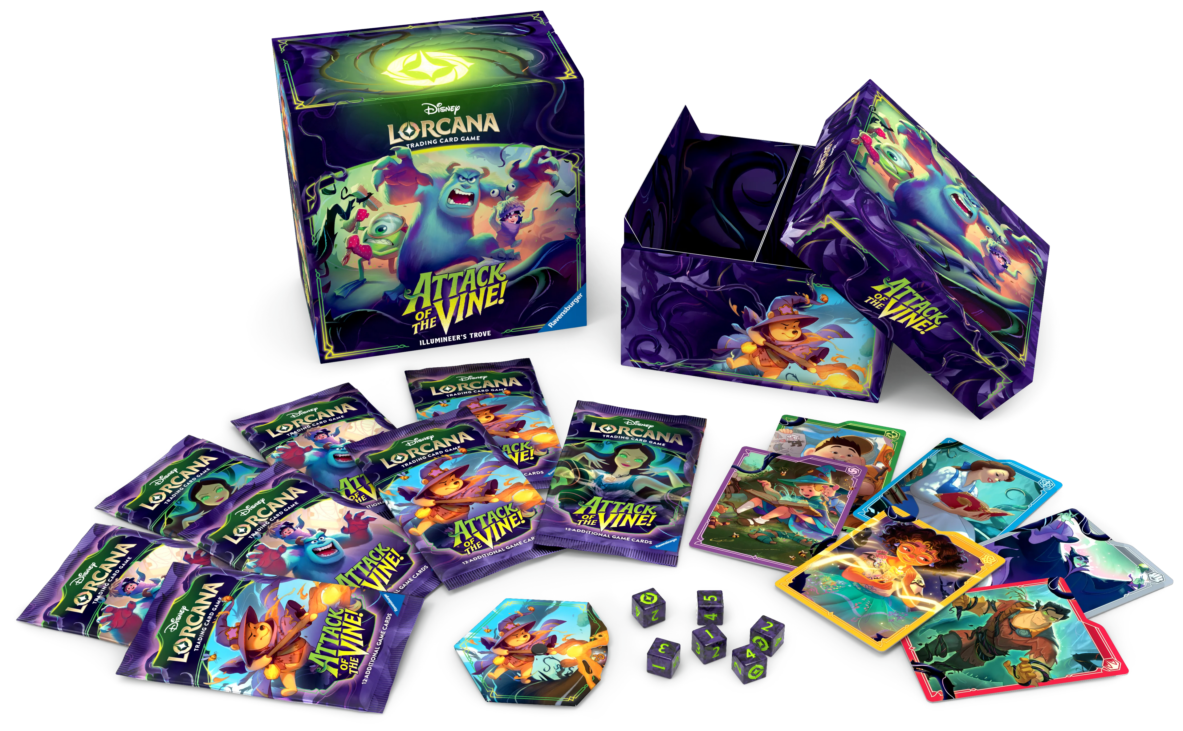 PRE-ORDER 24th JULY RELEASE - Disney Lorcana TCG - Set 13 Attack of the Vine - Illumineer's Trove