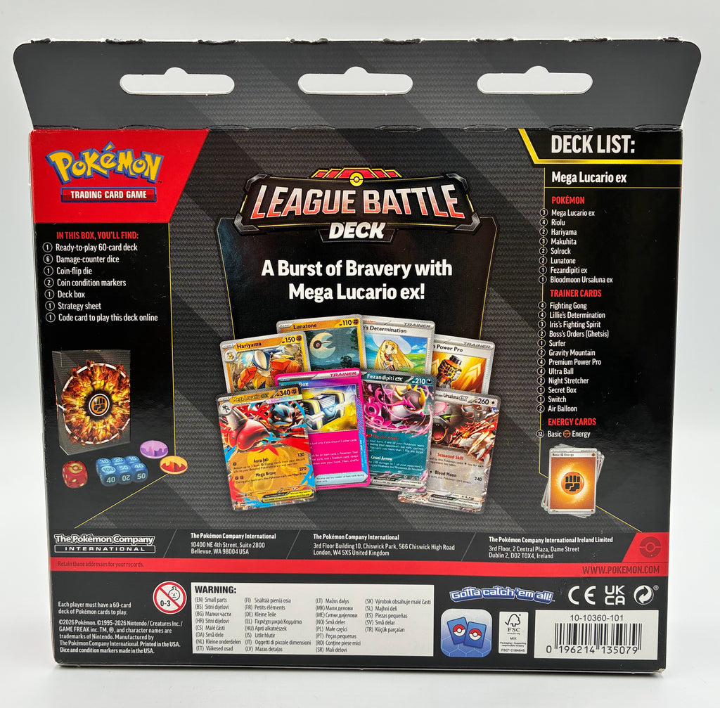 Pokemon Mega Lucario EX League Battle Deck