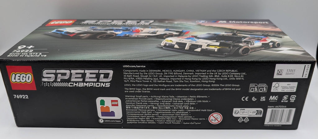 LEGO - Speed Champions BMW M4 GT3 & BMW M Hybrid V8 (76922)