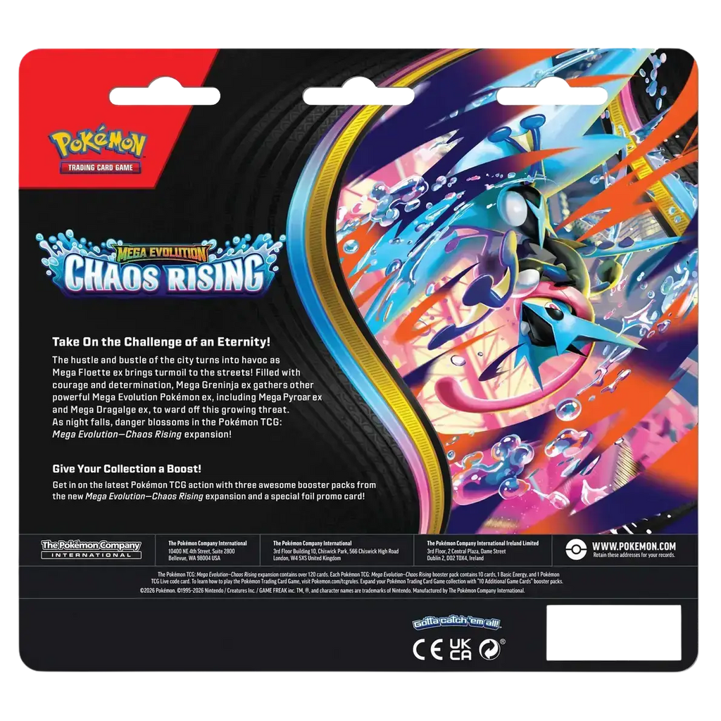 Pokemon Mega Evolution Chaos Rising Triple Pack