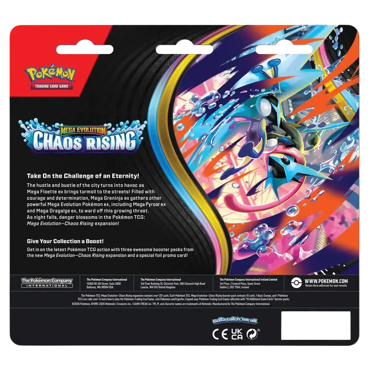 Pokemon Mega Evolution Chaos Rising Triple Pack