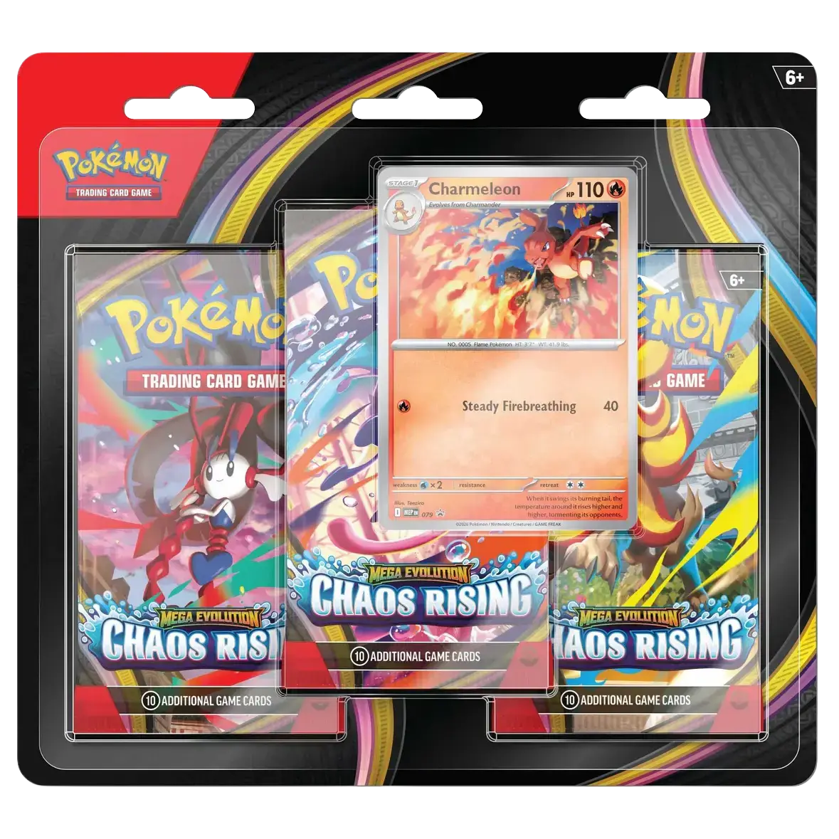 Pokemon Mega Evolution Chaos Rising Triple Pack