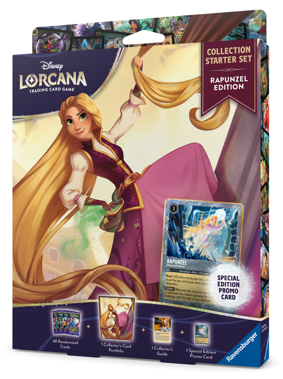 PRE-ORDER 4th SEPT RELEASE - Disney Lorcana: Attack of the Vine! Collector Starter - Rapunzel