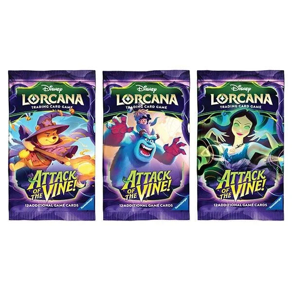 PRE-ORDER 24TH JULY RELEASE - Disney Lorcana TCG - Set 13 Attack of the Vine - Booster Pack (24 Count)
