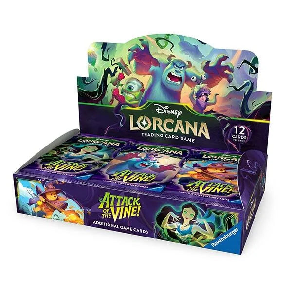 PRE-ORDER 24TH JULY RELEASE - Disney Lorcana TCG - Set 13 Attack of the Vine - Booster Pack (24 Count)