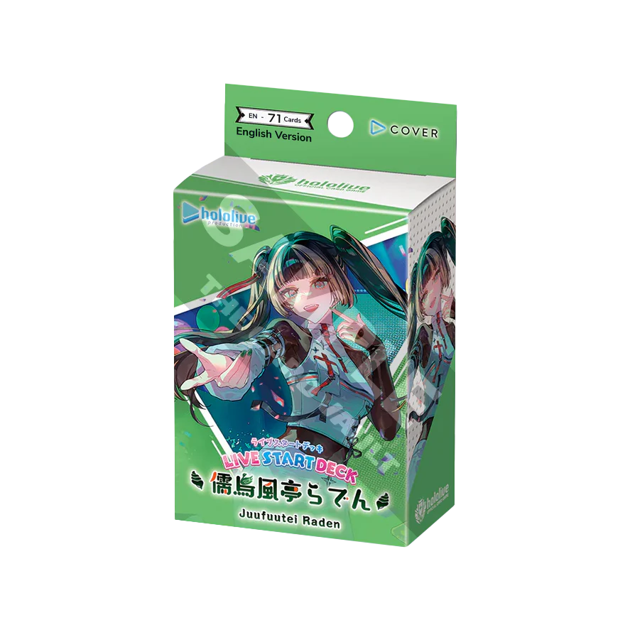 PRE-ORDER 23RD OCT RELEASE - hololive OFFICIAL CARD GAME - English Edition Live Start Deck Juufuutei Raden