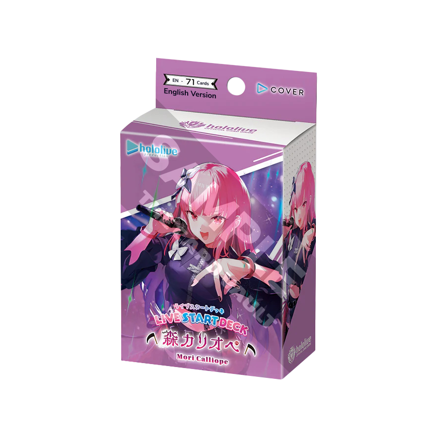 PRE-ORDER 23RD OCT RELEASE - hololive OFFICIAL CARD GAME - English Edition Live Start Deck Mori Calliope