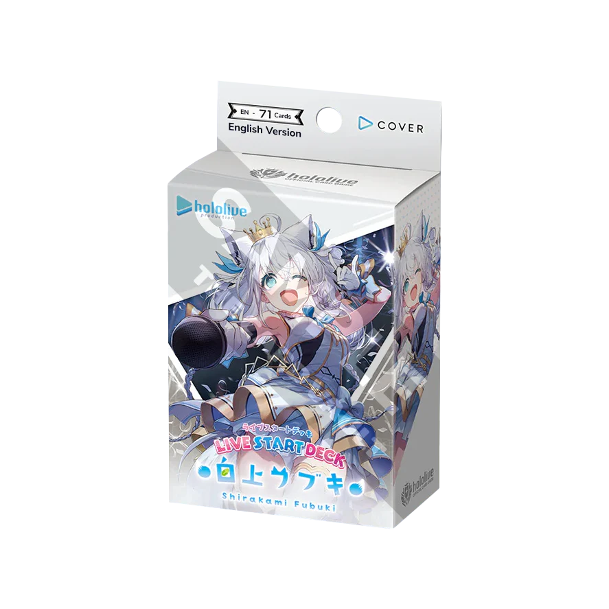 PRE-ORDER 23RD OCT RELEASE - hololive OFFICIAL CARD GAME - English Edition Live Start Deck Shirakami Fubuki