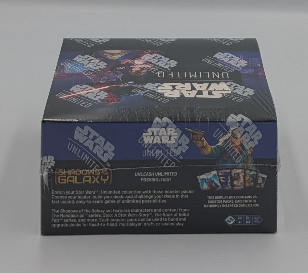 Star Wars: Unlimited - Shadows of the Galaxy - Sealed Booster Box (24 Packs)