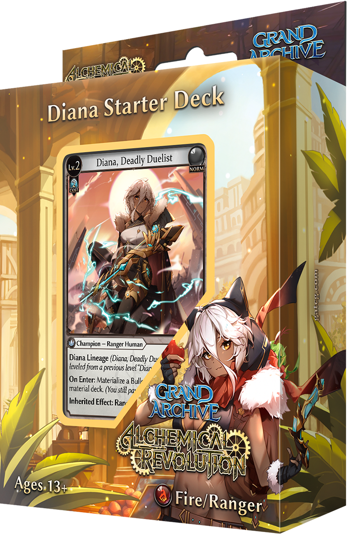 Grand Archive TCG Alchemical Revolution Starter Deck - Diana, Fire/Ranger