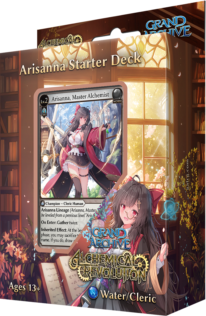 Grand Archive TCG Alchemical Revolution Starter Deck - Arianna, Water/Cleric