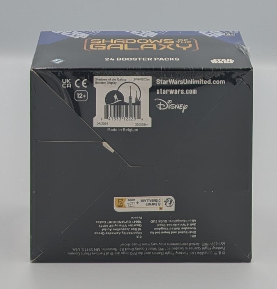 Star Wars: Unlimited - Shadows of the Galaxy - Sealed Booster Box (24 Packs)