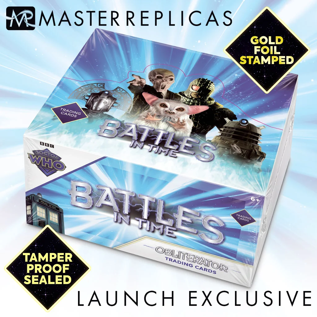 PRE-ORDER 11TH SEP RELEASE Doctor Who Battles in Time Obliterator 2026 Limited Edition Booster Box
