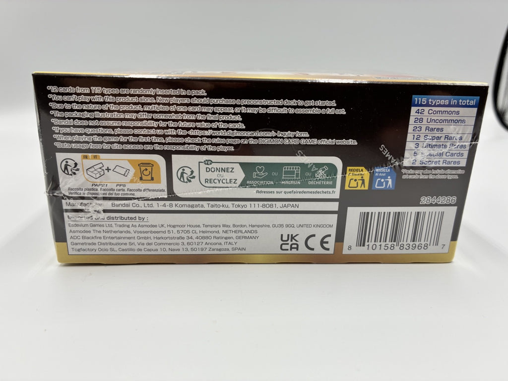 Digimon TCG: Dual Revolution Booster Box English BT-25