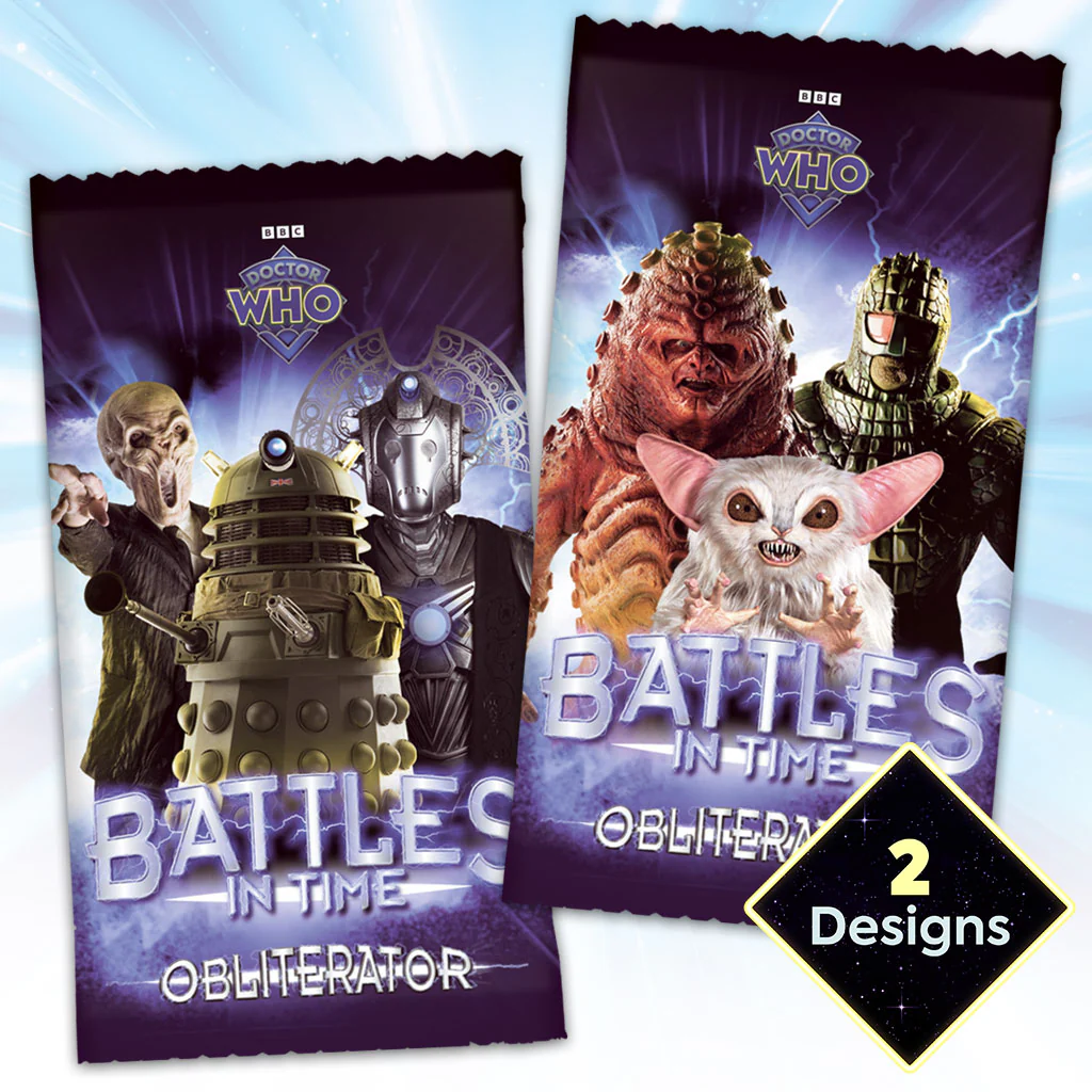 PRE-ORDER 11TH SEP RELEASE Doctor Who Battles in Time Obliterator 2026 Limited Edition Booster Box