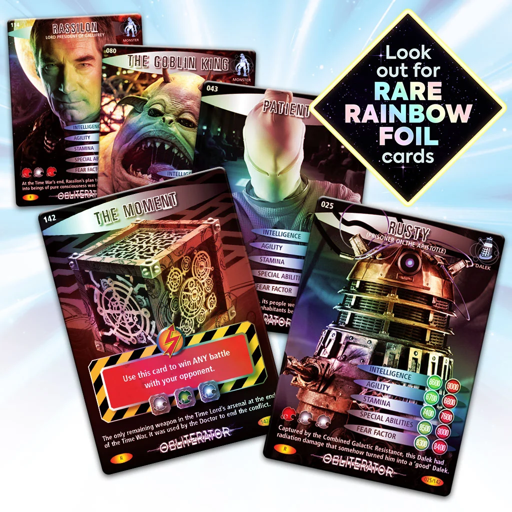 PRE-ORDER 11TH SEP RELEASE Doctor Who Battles in Time Obliterator 2026 Limited Edition Booster Box