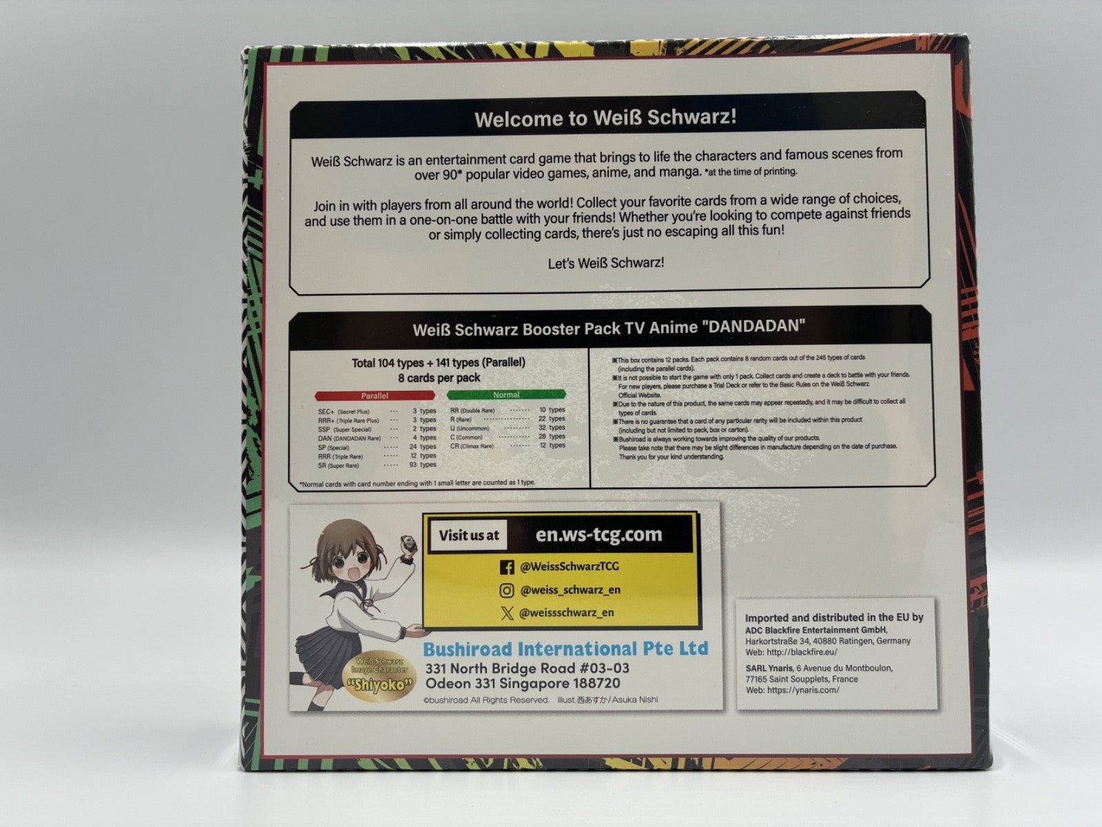Weiss Schwarz DanDaDan Booster Box English 1st Edition
