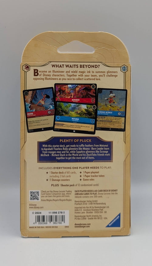 Disney Lorcana: Into the Inklands - Starter Deck - Ruby & Sapphire