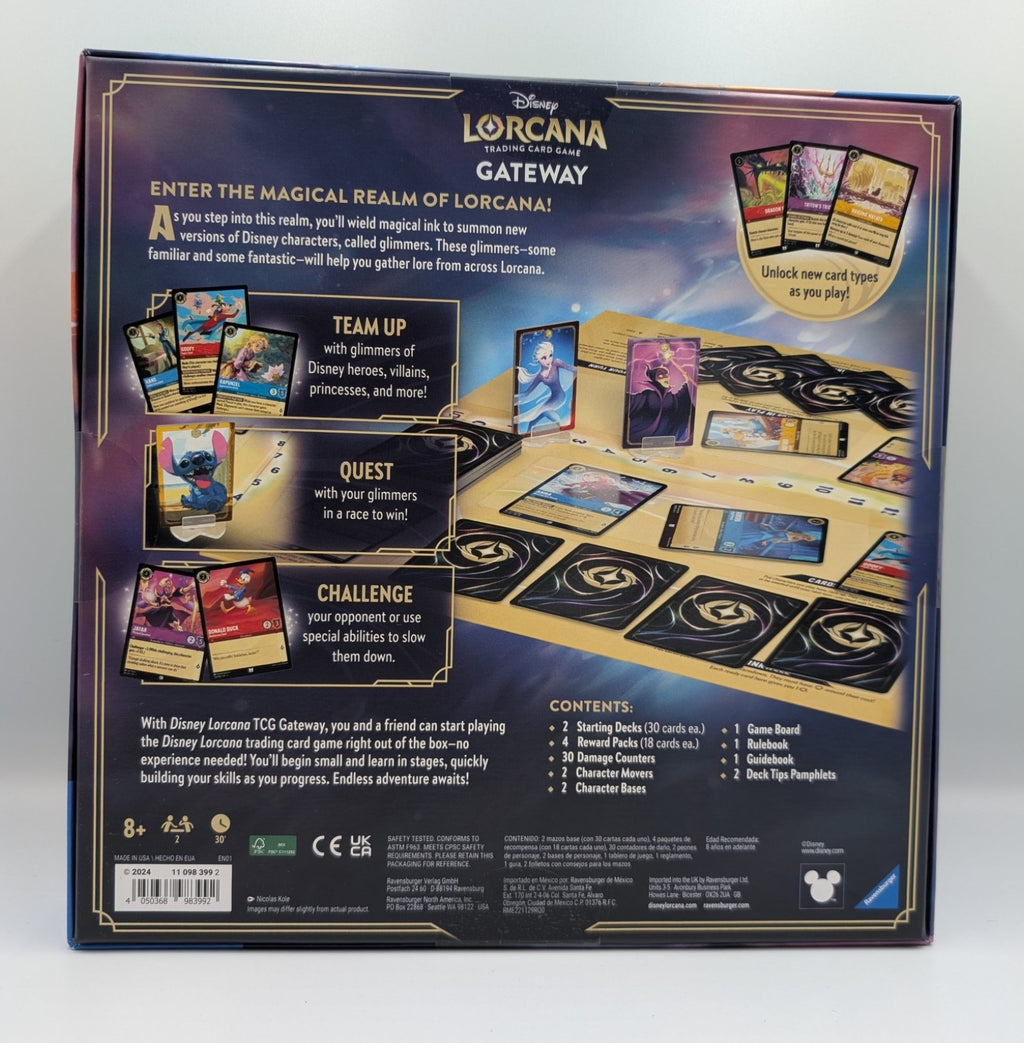 Disney Lorcana Gateway Trading Card Game Starter Box