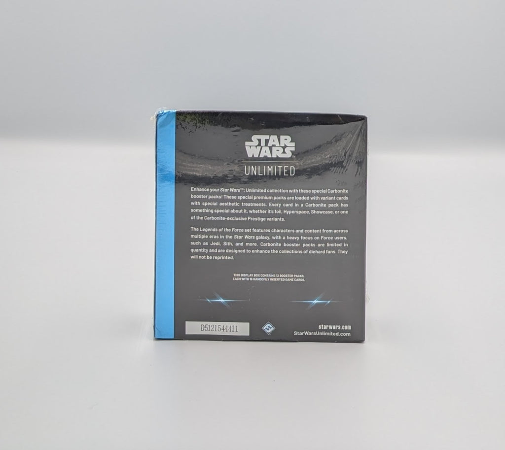 Star Wars: Unlimited Legends of the Force Carbonite Edition Booster Box