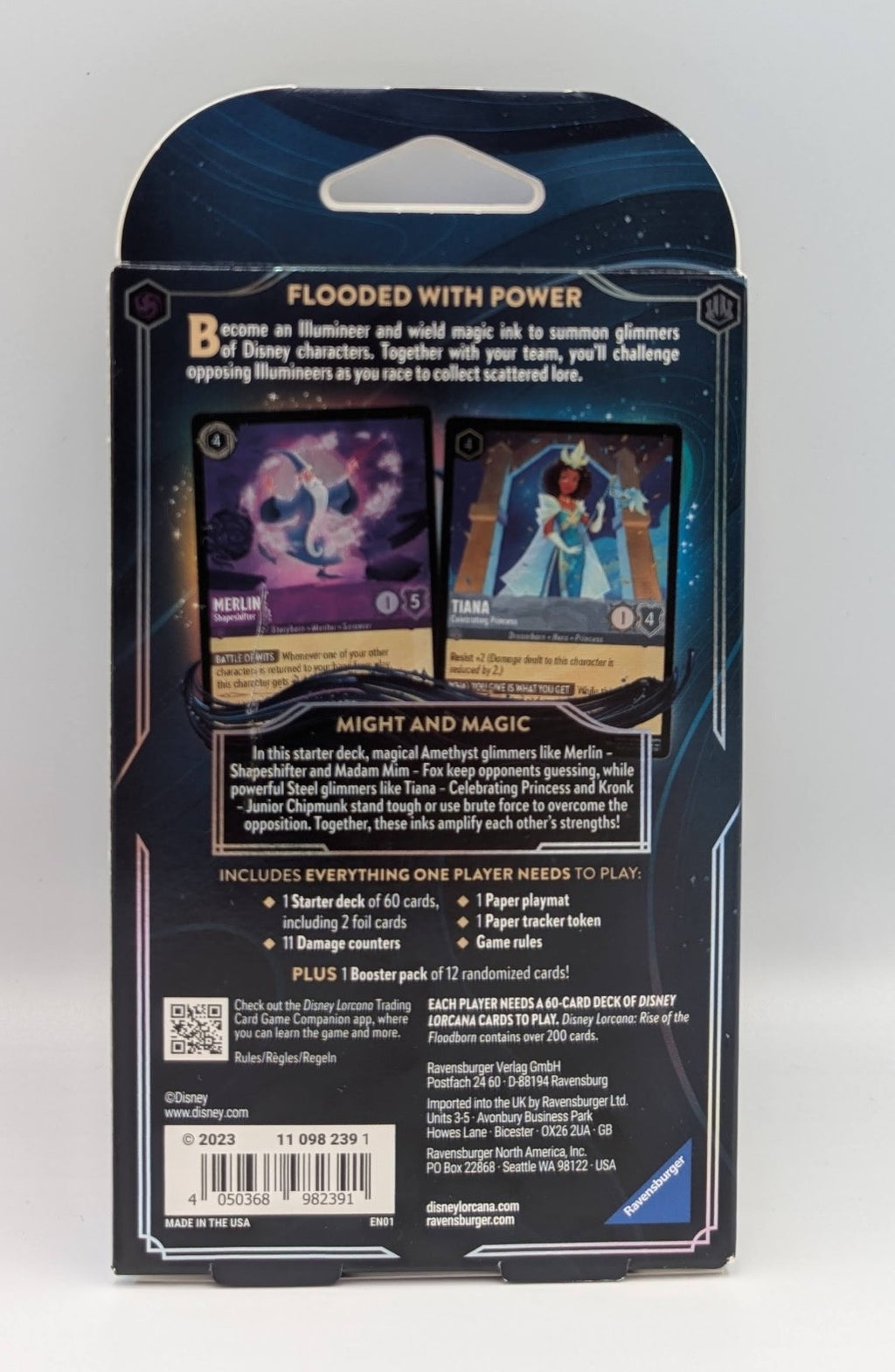 Disney Lorcana: Rise of the Floodborn Starter Deck - Amethyst & Steel
