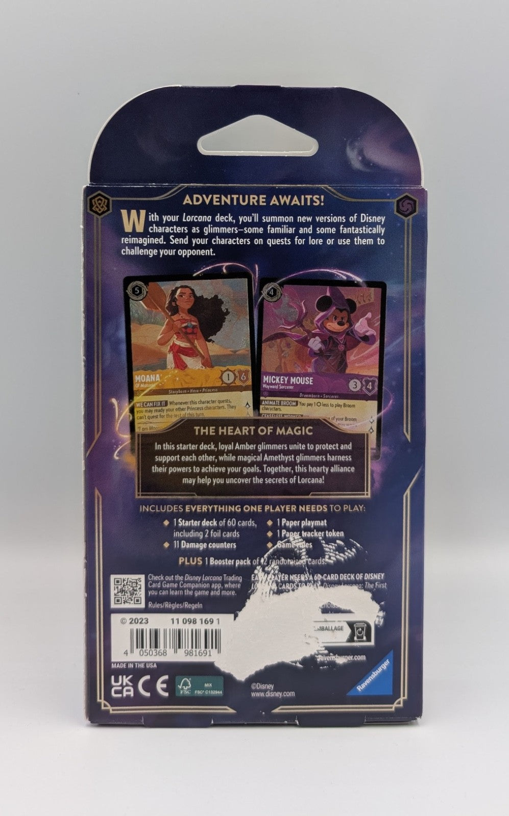 Disney Lorcana: The First Chapter - Amber & Amethyst Starter Deck