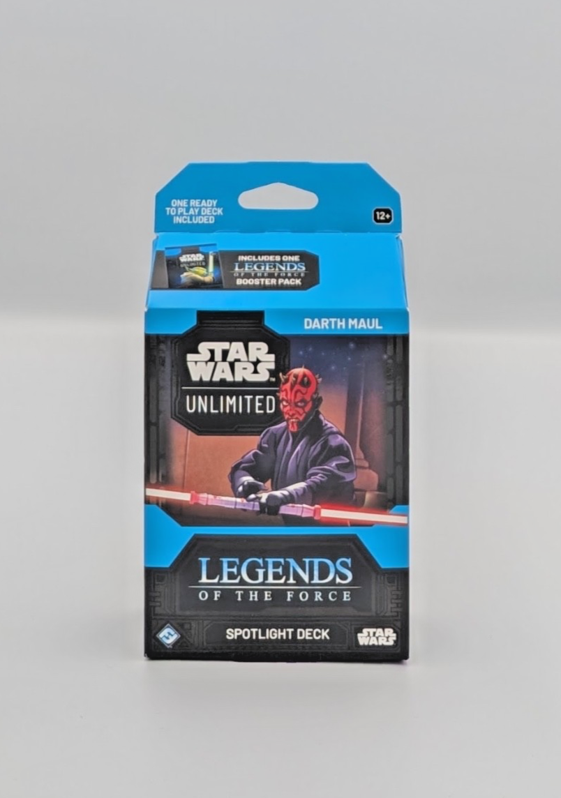 Star Wars: Unlimited Legends of the Force Darth Maul Spotlight Deck