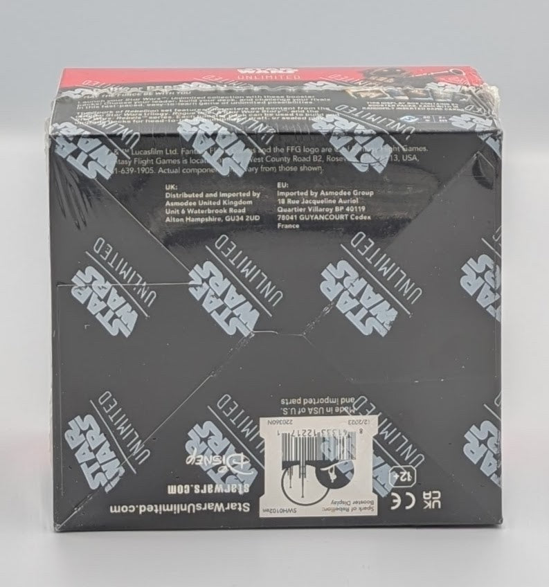Star Wars: Unlimited Spark Of Rebellion Booster Box (24 Packs)