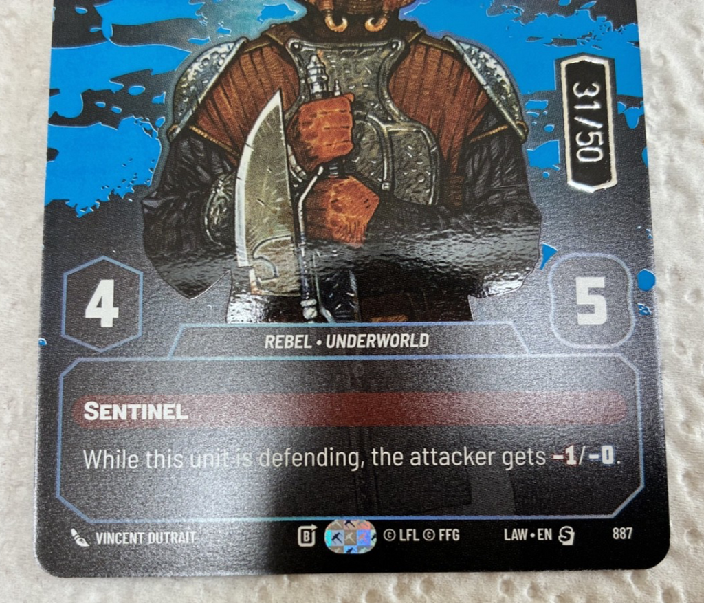Star Wars: Unlimited - Lando Calrissian Prestige Foil Serialized 31/50 #887 LAW