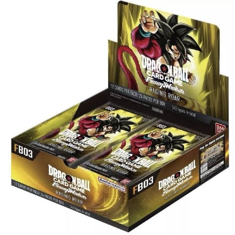 Dragon Ball Super - FB03 Raging Roar Booster Box - Fusion World