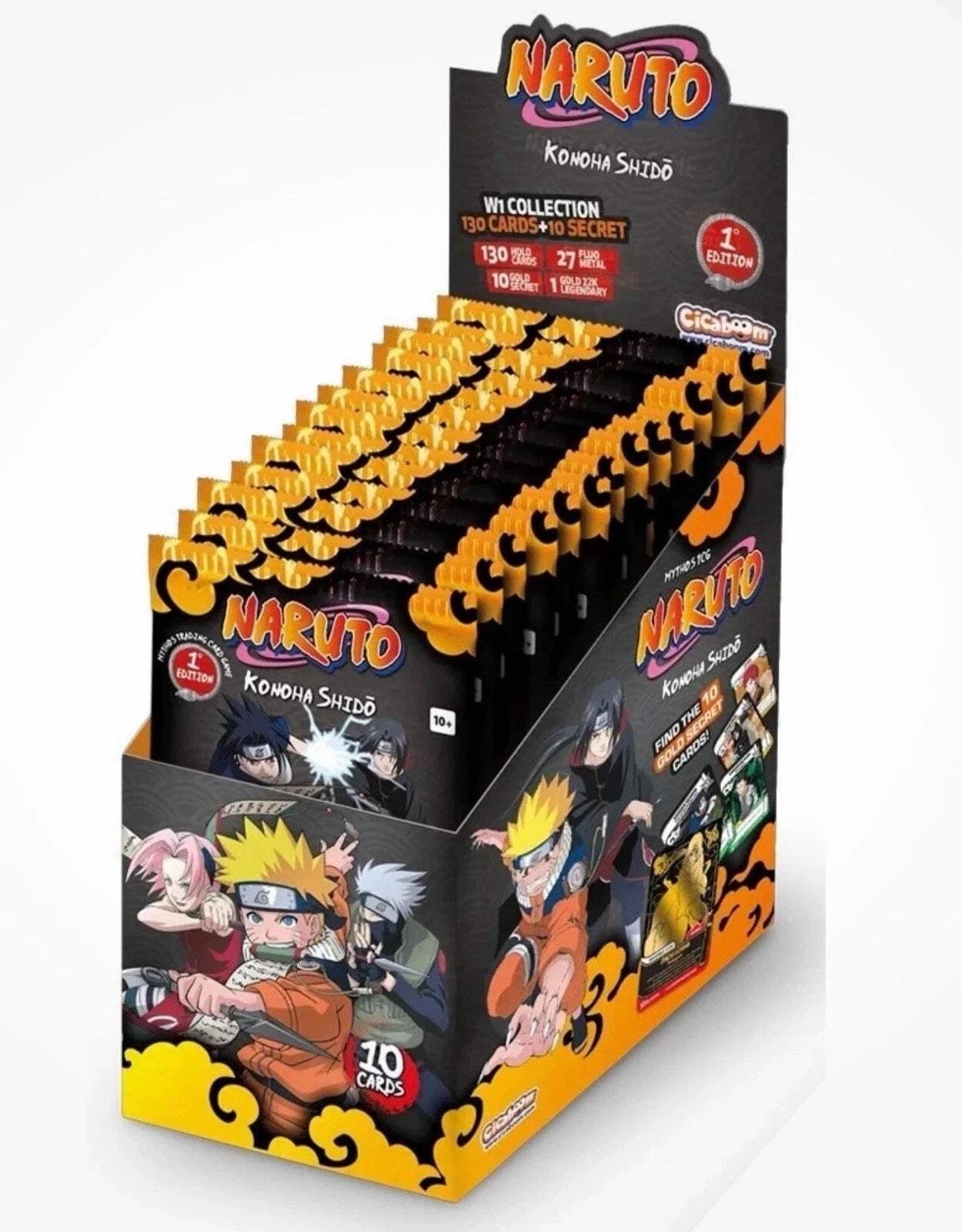 Naruto Mythos - First Edition English - Booster Box Konoha Shido (24 Packs) - Sealed