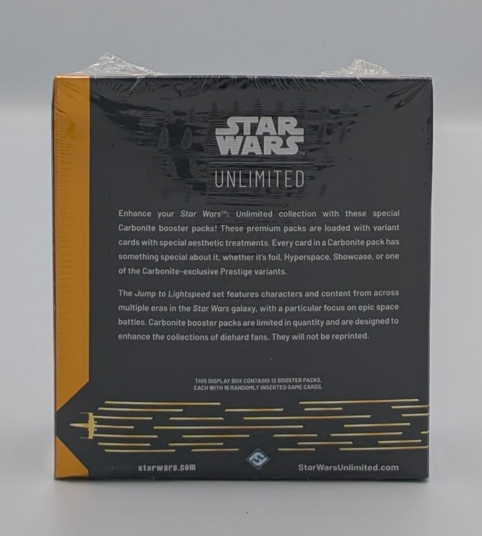 Star Wars: Unlimited - Jump to Lightspeed Carbonite Edition Booster Box